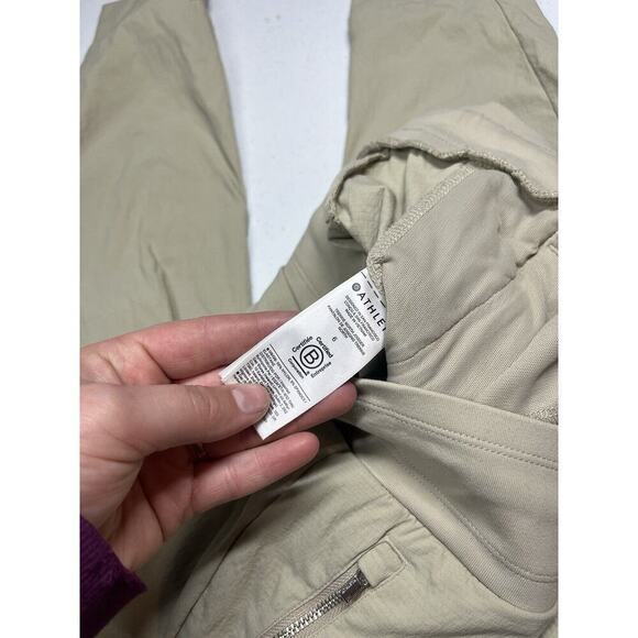 Athleta Tan Trekkie North Active Casual Simple Minimalist Jogger Womens 6 - Picture 4 of 9